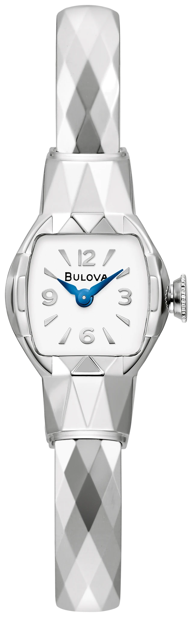 Silver-Tone Dial Stainless Steel Bangle American Girl 96L333 | Bulova
